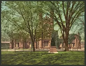 Yale Prints: The Old library, Yale College