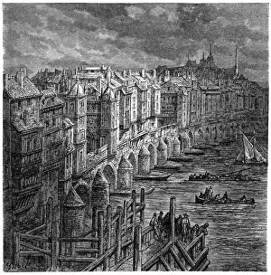 Bridges Prints: Old London Bridge Dore