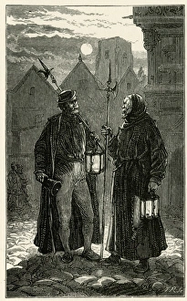 Moonlit Gallery: Old London Characters - Bellmen