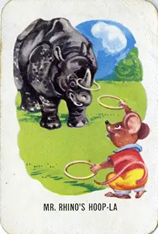 Hoops Prints: Old Maid card game - Mr. Rhinos Hoop-La