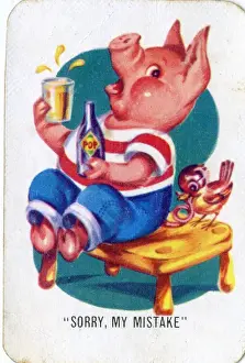 Old Maid card game - Sorry, My Mistake
