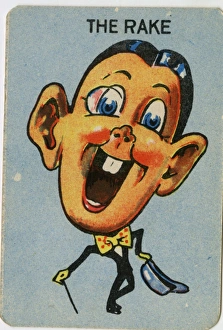 Images Dated 18th February 2016: Old Maid card - The Rake