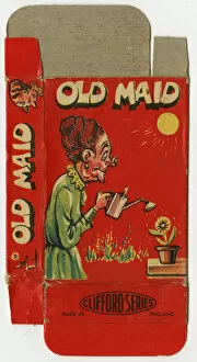 Images Dated 18th February 2016: Old Maid reissue - box design
