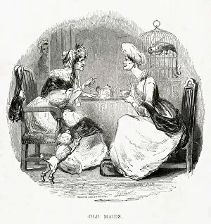Images Dated 12th June 2019: TWO OLD MAIDS 1842