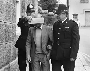 Criminal Prints: Old Man arrested - eyes covered