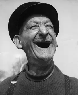 Old man laughing, Balham, SW London