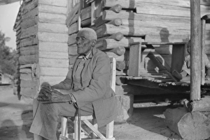 Alabama Collection: Old man Moseley, now blind, Gees Bend, Alabama