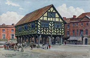 Herefordshire Prints: Old Market Hall, Ledbury, Herefordshire