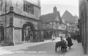Horse Drawn Prints: The Old Market Hall, Shrewsbury