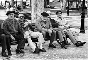 Senior Gallery: Old men, Bermeo, Spain