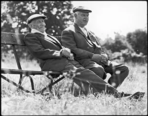 Cloth Collection: Old Men on Park Bench