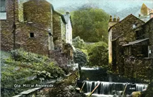 Windermere Prints: Old Mill, Ambleside, Cumbria