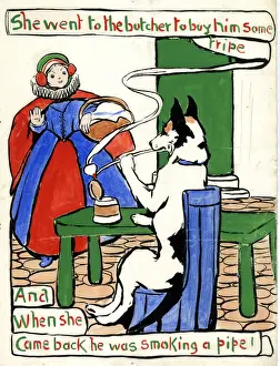 Old Mother Hubbard, by Minnie Asprey