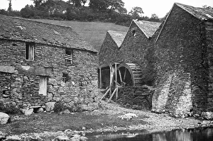 Old Mill near Dinas Mawddwy Victorian period