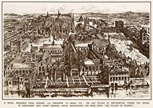 Charing Prints: The Old Palace of Westminster, near London, 1600