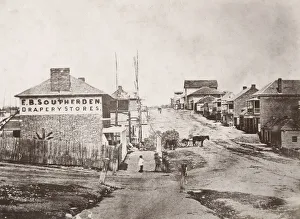 Old Queens Street Brisbane, Queensland, Australia 1858