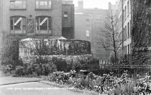 Amidst Prints: Old Roman Bastion in Cripplegate Courtyard