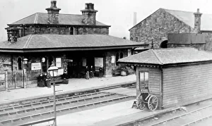 Old Rosegrove Railway Station, Burnley, early 1900s