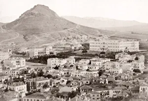 Histort Prints: The old royal palace, Athens, Greece
