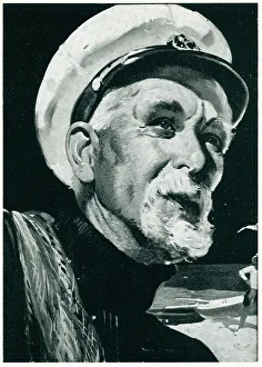 Portraying Prints: Old Sailor Advertisement Illustration