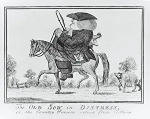 The old sow in Distress, or the country parsons return from