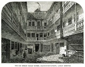 Images Dated 27th July 2018: Old Spread Eagle Tavern 1865