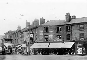 Ashton Prints: Old Square, Ashton early 1900's