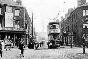 Ashton Prints: Old Square, Ashton under Lyne, early 1900s