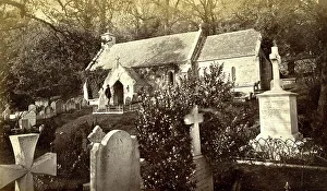 Bonchurch Prints: Old St Boniface Church, Bonchurch, Isle of Wight