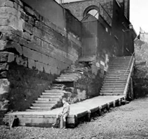 Wapping Prints: Old stairs, Wapping, London, early 1900s