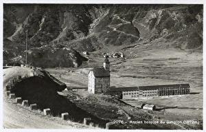 Old Stockalper Hospice, near the Simplon Pass, Switzerland Old Stockalper Hospice, near the Simplon Pass, Switzerland