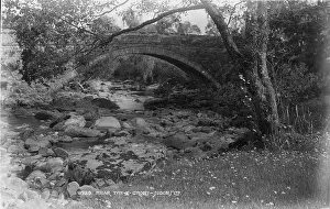 Tyn Y Groes Prints: Old Stone Bridge by the Stream