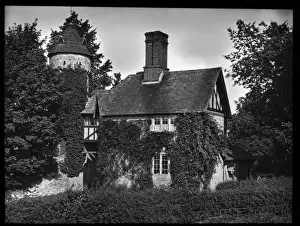Malby Prints: Old stone house with circular tower