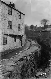 Texture Prints: Old Stone Pathway by Historic Building
