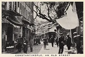 An Old Street in Constantinople, Turkey