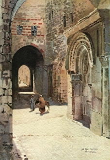 Archways Gallery: An old street in Jerusalem