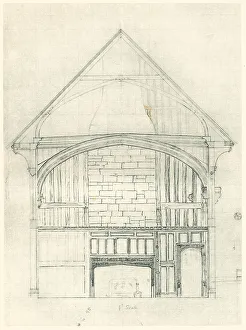 Old Surrey Hall, Dormansland, End Wall