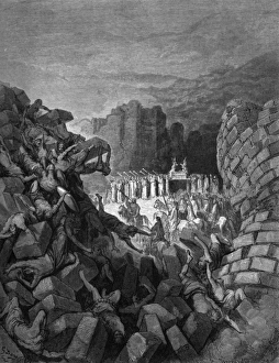 Tumbling Collection: Old Testament bible scene: Siege of Jericho