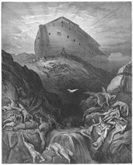 Biblical Scenes Collection: Old Testament, Noahs Ark on Mount Ararat