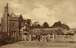 1873 Collection: The Old Toll Gate, Highgate