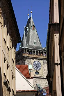Images Dated 23rd August 2012: Old Town City Hall Tower in Prague, Czech Republic
