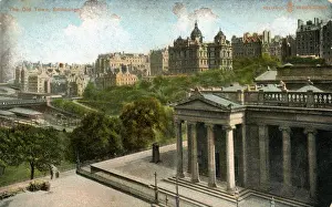 Midlothian Prints: The Old Town, Edinburgh, Midlothian