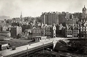 Old Town, Edinburgh from Princes Street