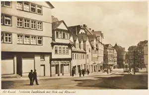 Market Place Prints: The Old Town of Kassel - The Altmarkt