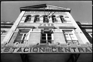 Front of old train station, Valencia, Spain
