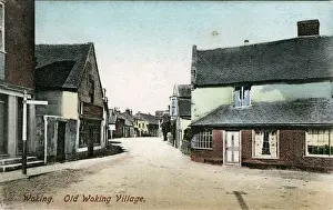 Woking Prints: The Old Village, Woking, Surrey