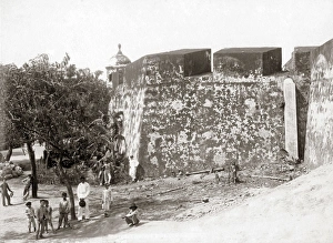 The old walls, San Juan, Puerto Rico, West Indies circa 1900 The old walls, San Juan, Puerto Rico, West Indies circa 1900