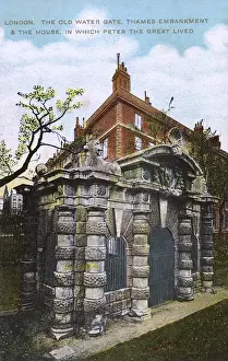 Greats Prints: The Old Water Gate, Thames Embankment, London