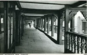 Watergate Prints: Old Watergate Row, Chester, Cheshire
