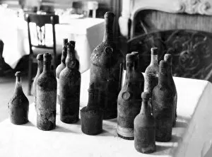 Images Dated 12th September 2011: Old Wine Bottles